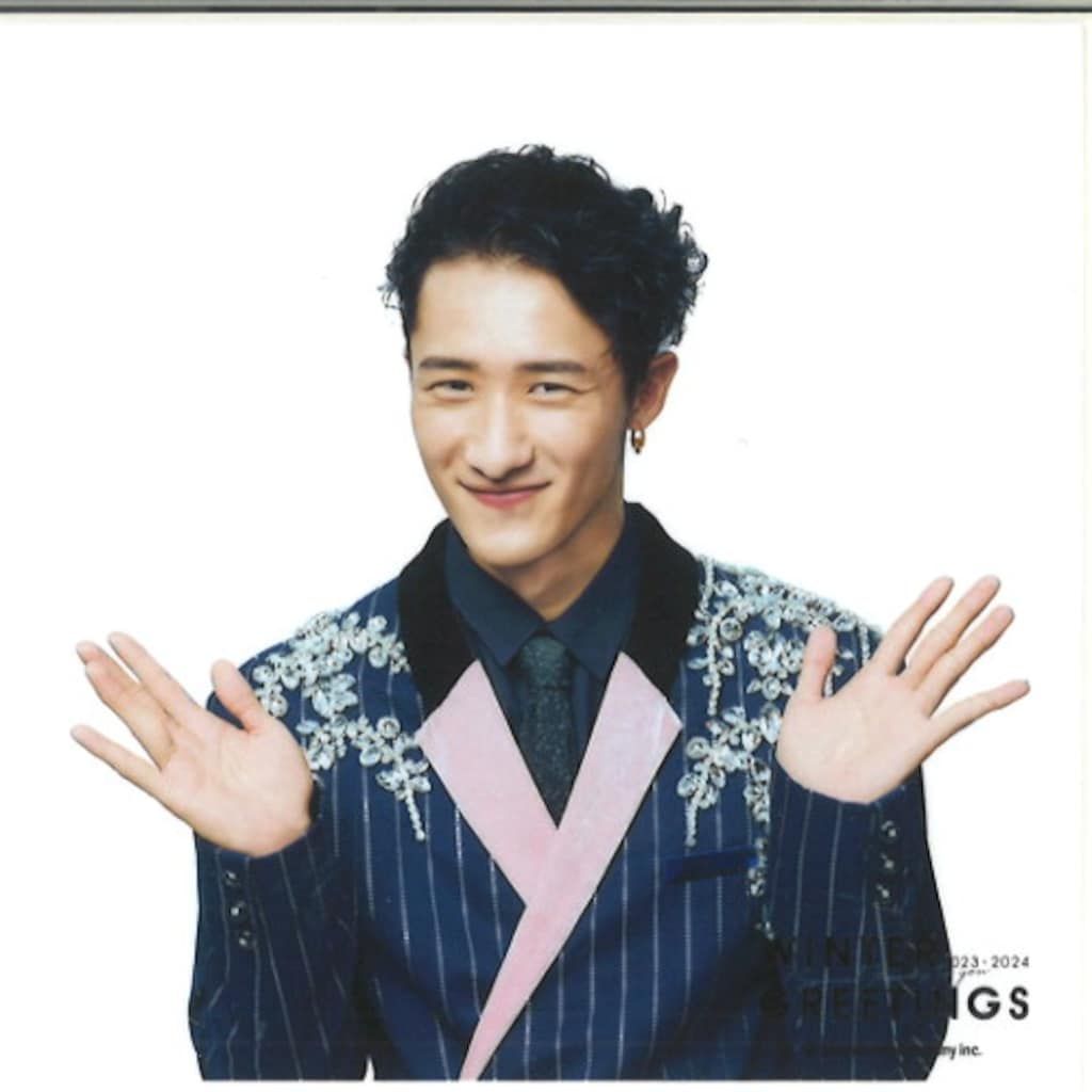 Man 岩本照 公式写真 54枚 SnowMan 23年-24年WINTER GREETINGS 岩本照 ましかくフォト *1枚