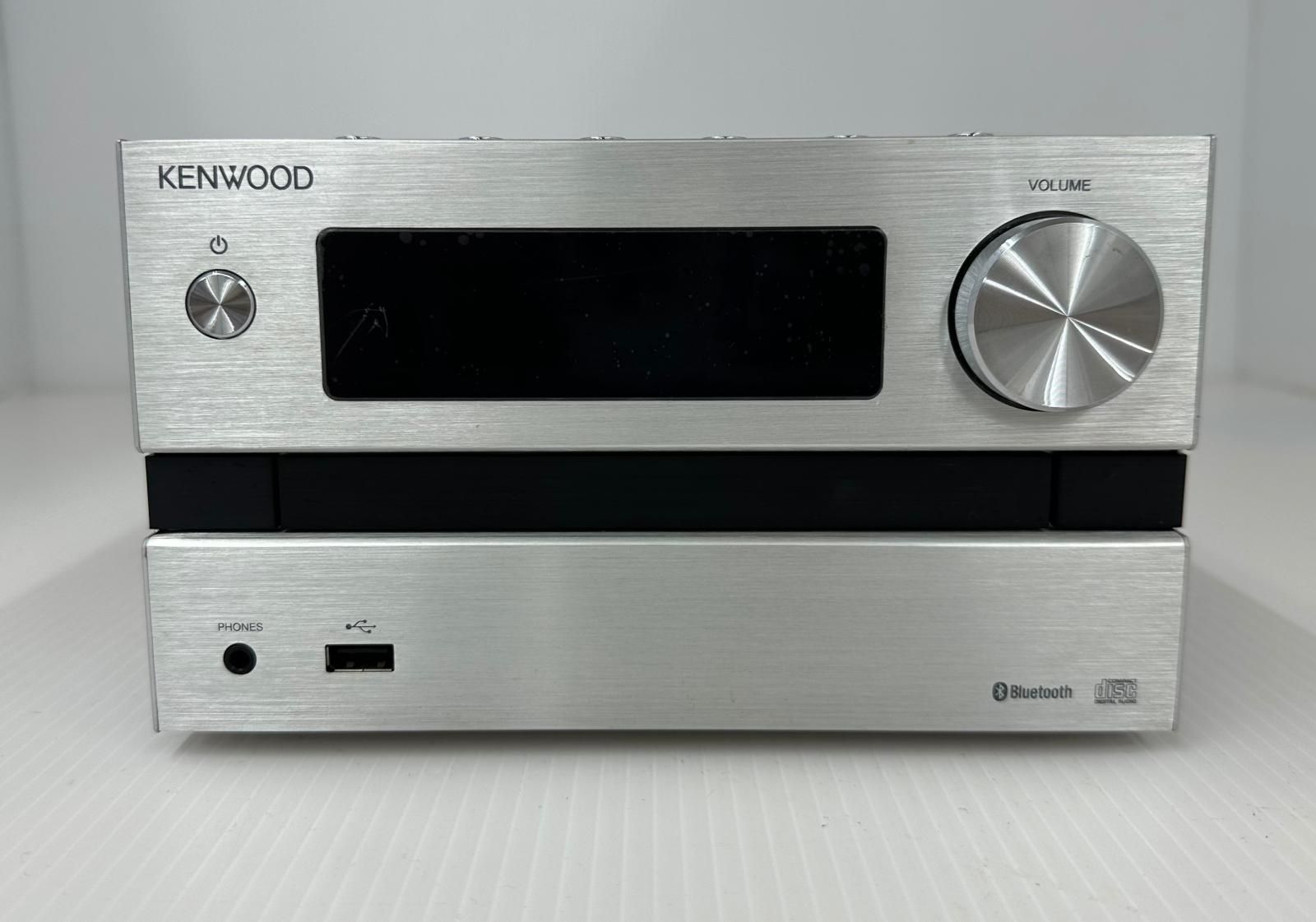 【中古】KENWOOD　ミニコンポ　 M-EB50 ケンウッド　2021年製 JVCケンウッド JVC コンポ ケンウッド M-EB50-S Bluetooth対応