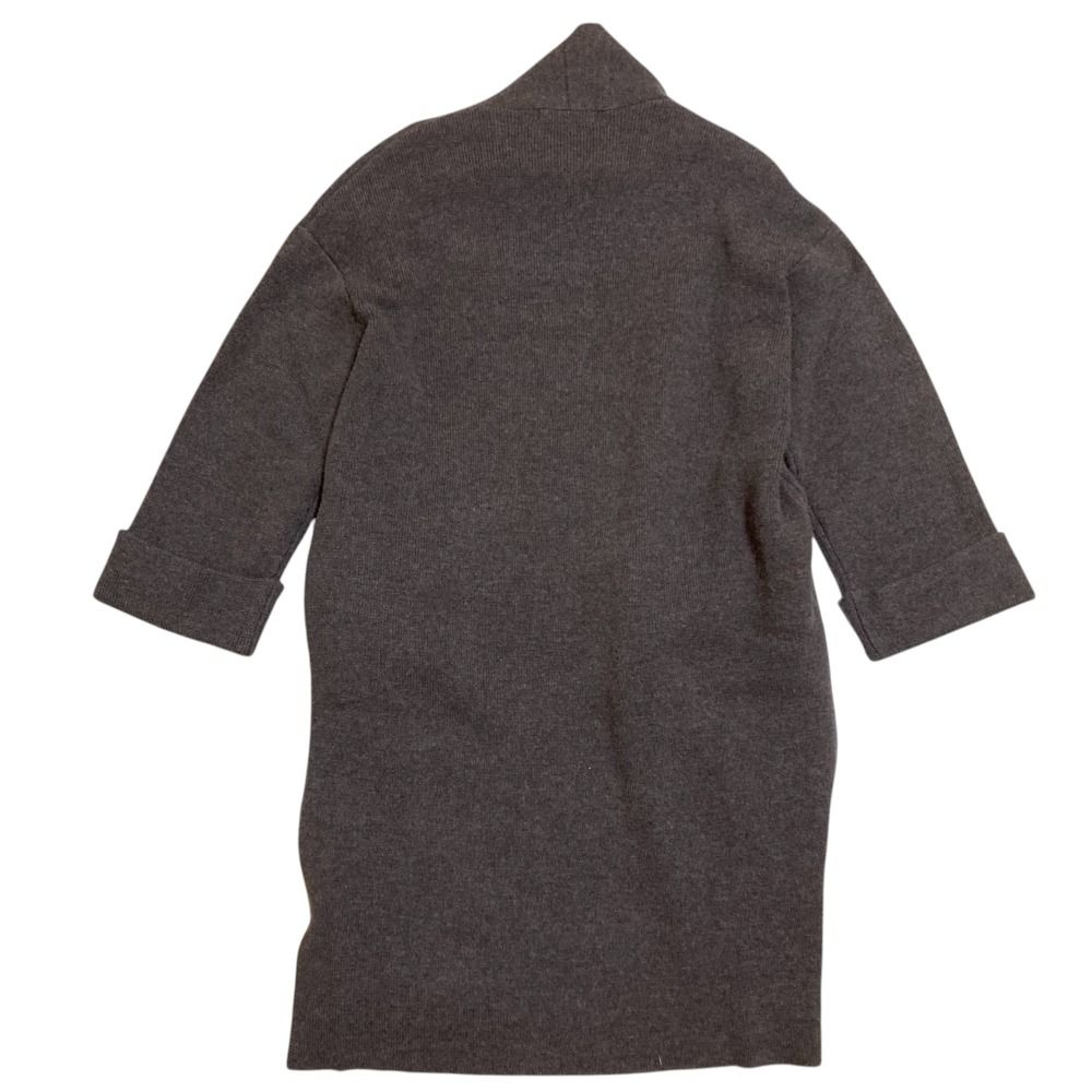 美品 21AW NOBLE ノーブル ミラノリブニットガウン ロングカーディガン