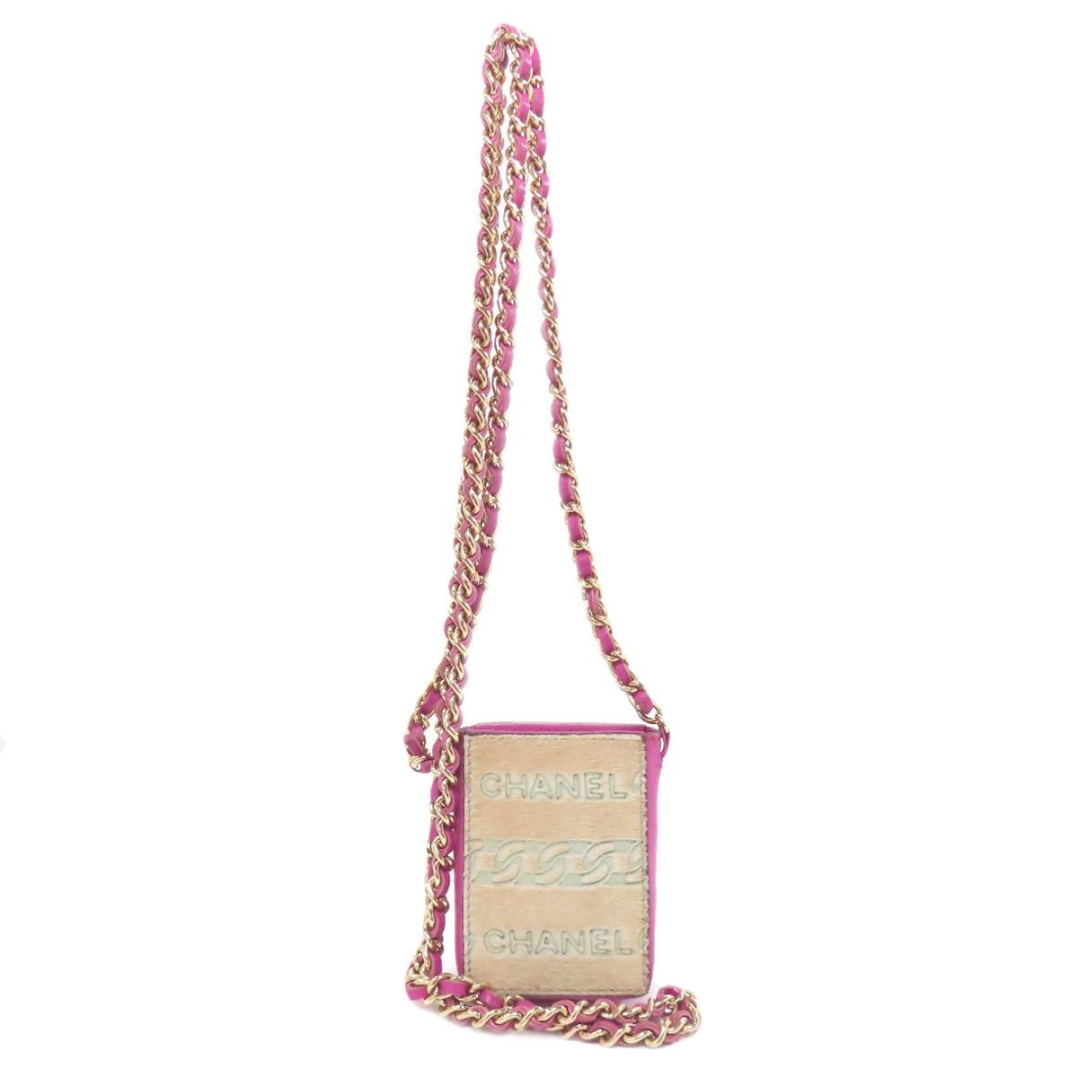【アクセサリー感覚で持ち歩ける♪】CHANEL ポーチ CHANEL - CHANEL シャネル チェーンショルダーポーチ
