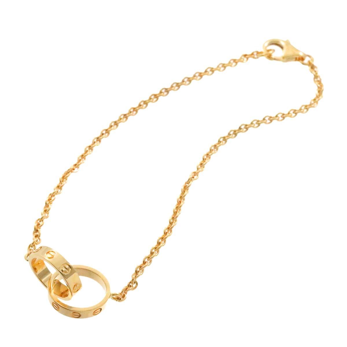 カルティエ Cartier ベビーラブ ブレスレット 17cm K18 YG イエロー