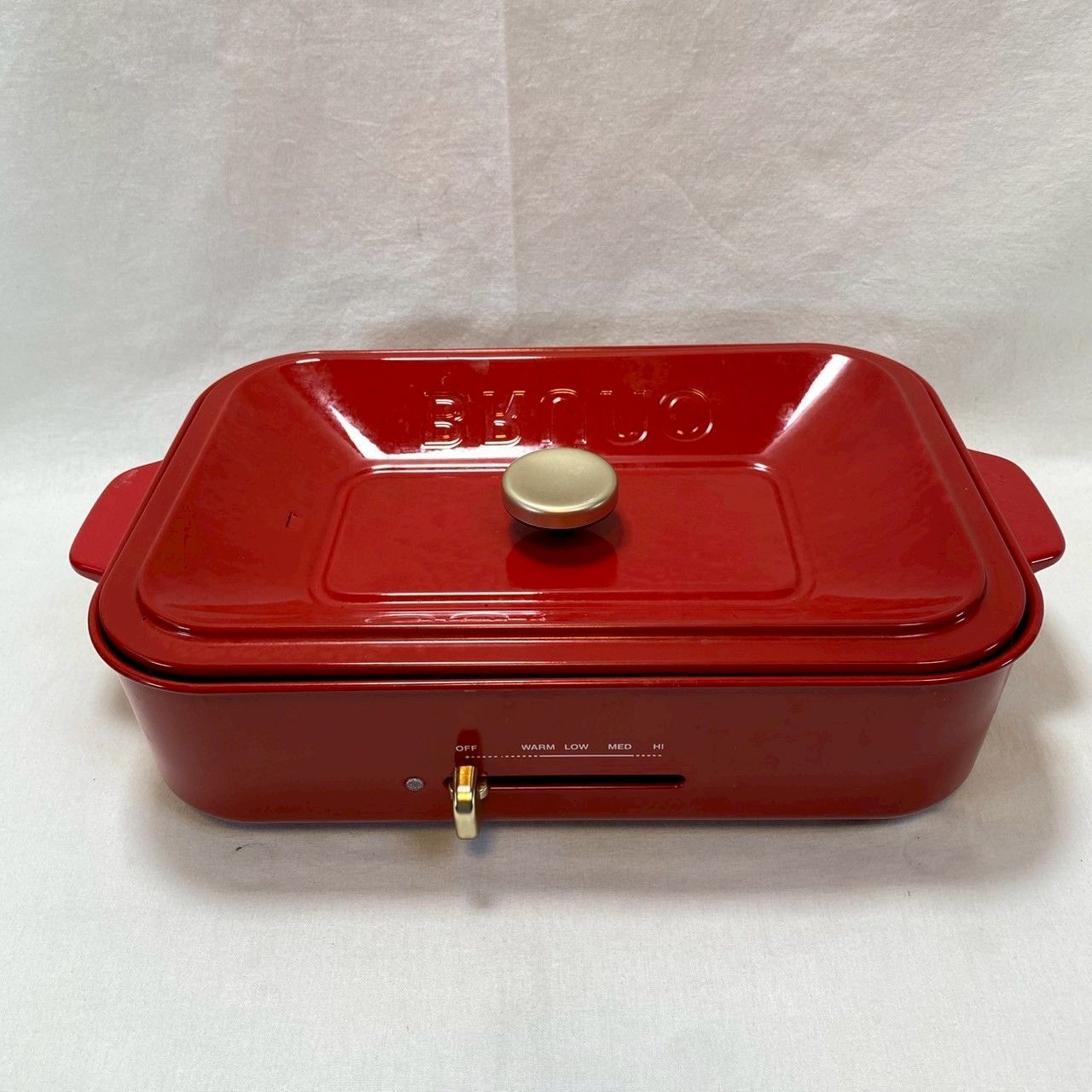 bruno コンパクトホットプレート 赤 ≪BRUNO≫コンパクトホット