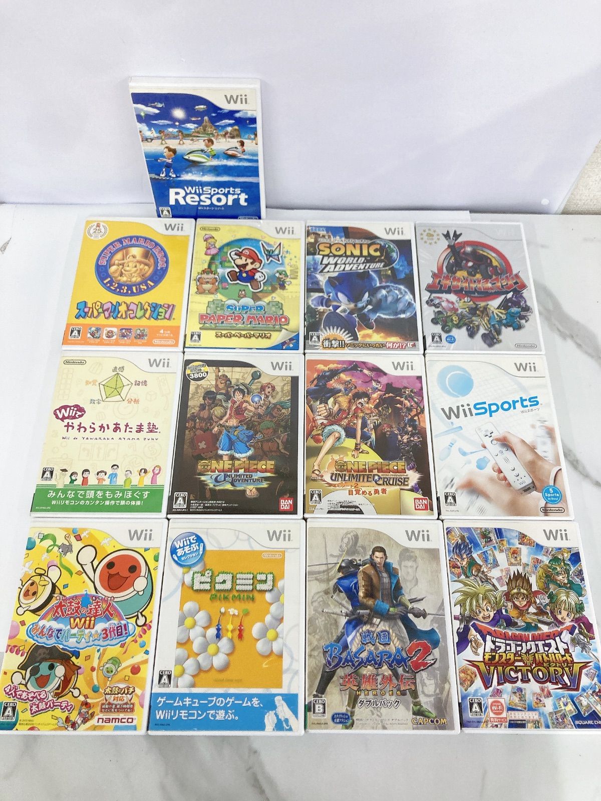 ＃ Wii ソフト 13本 A ゲームソフト 2