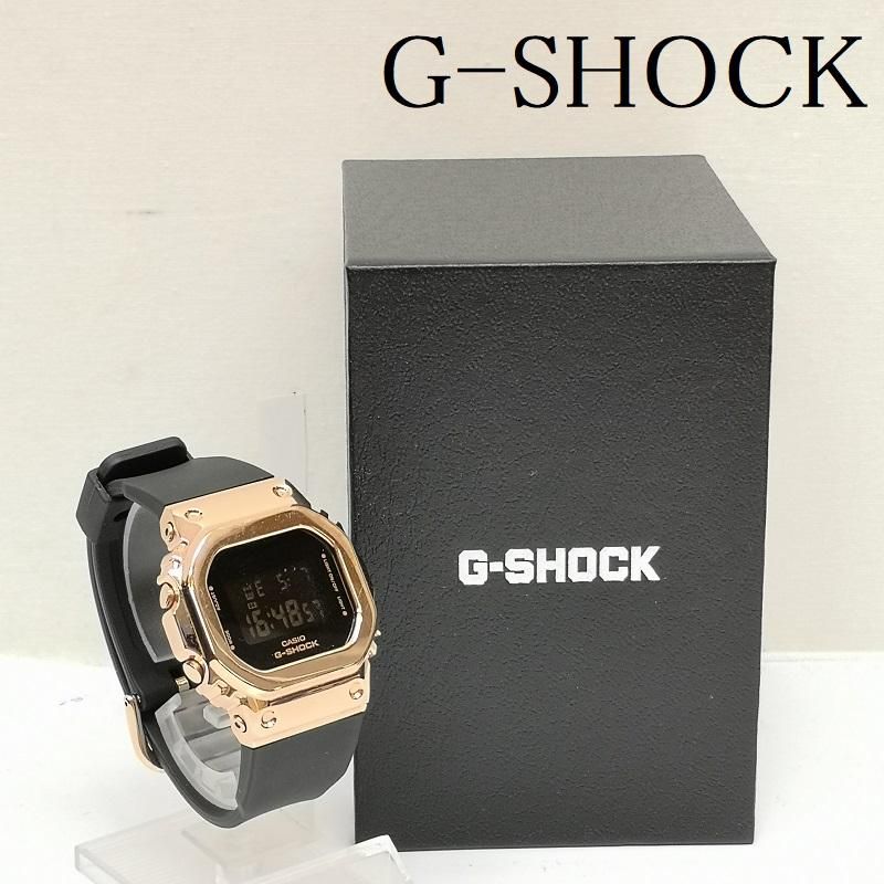 G-SHOCK ジーショック 腕時計 デジタル CASIO GM-S5600UPG-1JF メタル ピンク ゴールド デジタル 腕時計 20気圧防水 耐衝撃