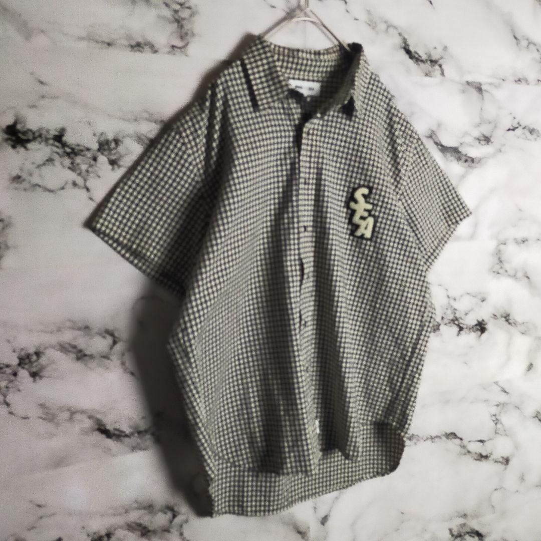 絶対にお買得! 即 品モデル ウィンダンシー パイルロゴ 半袖シャツ デザイン 入手困難 【在庫限りの大特価】