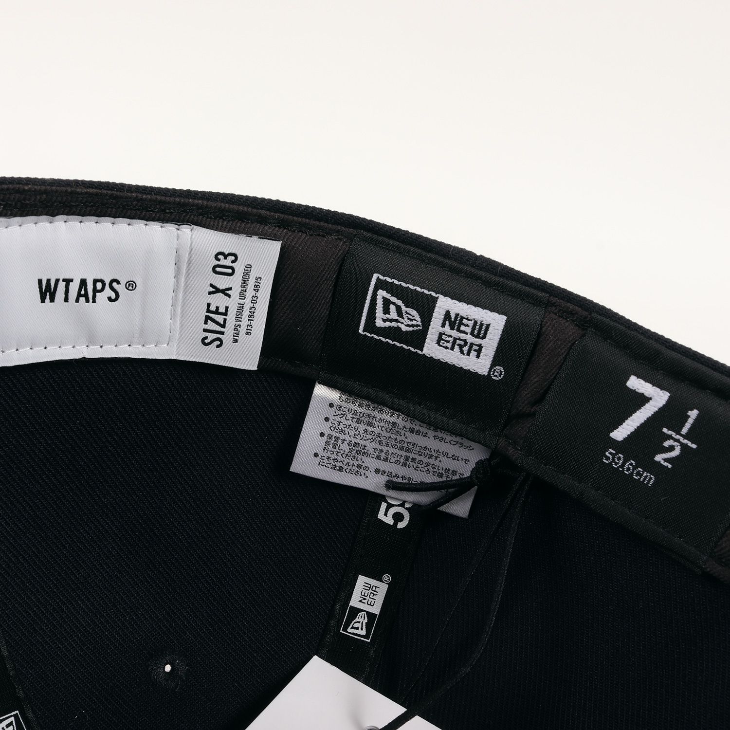 美品 WTAPS ダブルタップス 23SS NEW ERA WTロゴ 刺繍 ベースボール