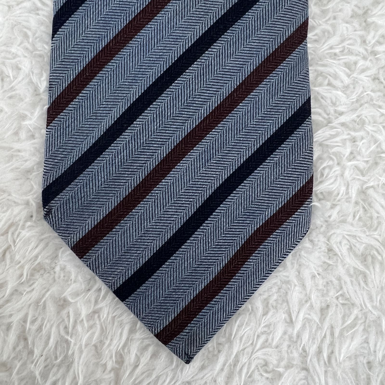 美品》BURBERRY LONDON (バーバリーロンドン) シルクネクタイ
