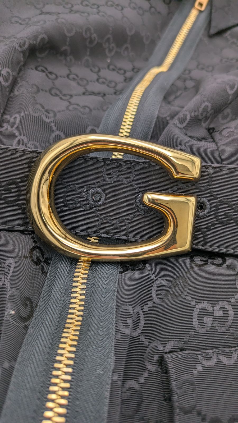 最終値下げ】GUCCI グッチ ジャンプスーツ オールインワン ワンピース Gバックルベルト付き 674467 - メルカリ