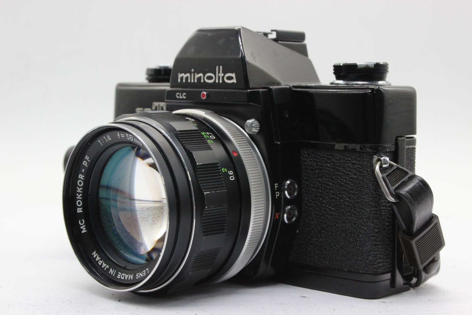 返品保証】 ミノルタ Minolta SRT101 ブラック MC Rokkor-PF 58mm F1.4