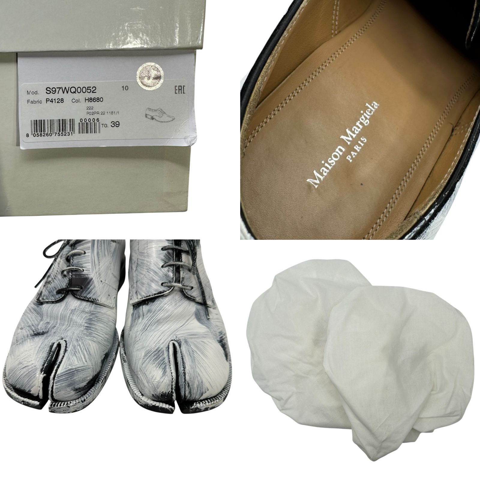 MAISON MARGIELA(メゾンマルジェラ) Bianchetto TABI Lace-up Shoes 