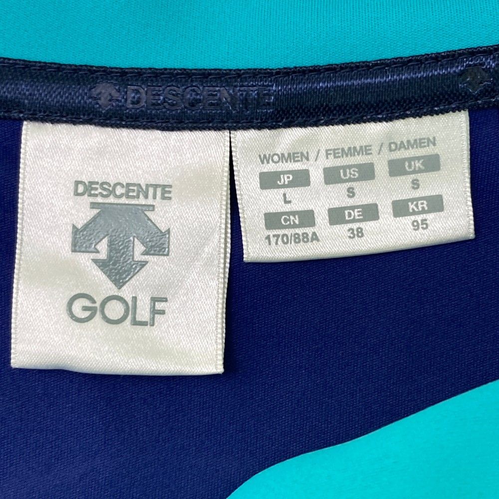 サイズ：L DESCENTE GOLF デサントゴルフ バイカラー ハーフ