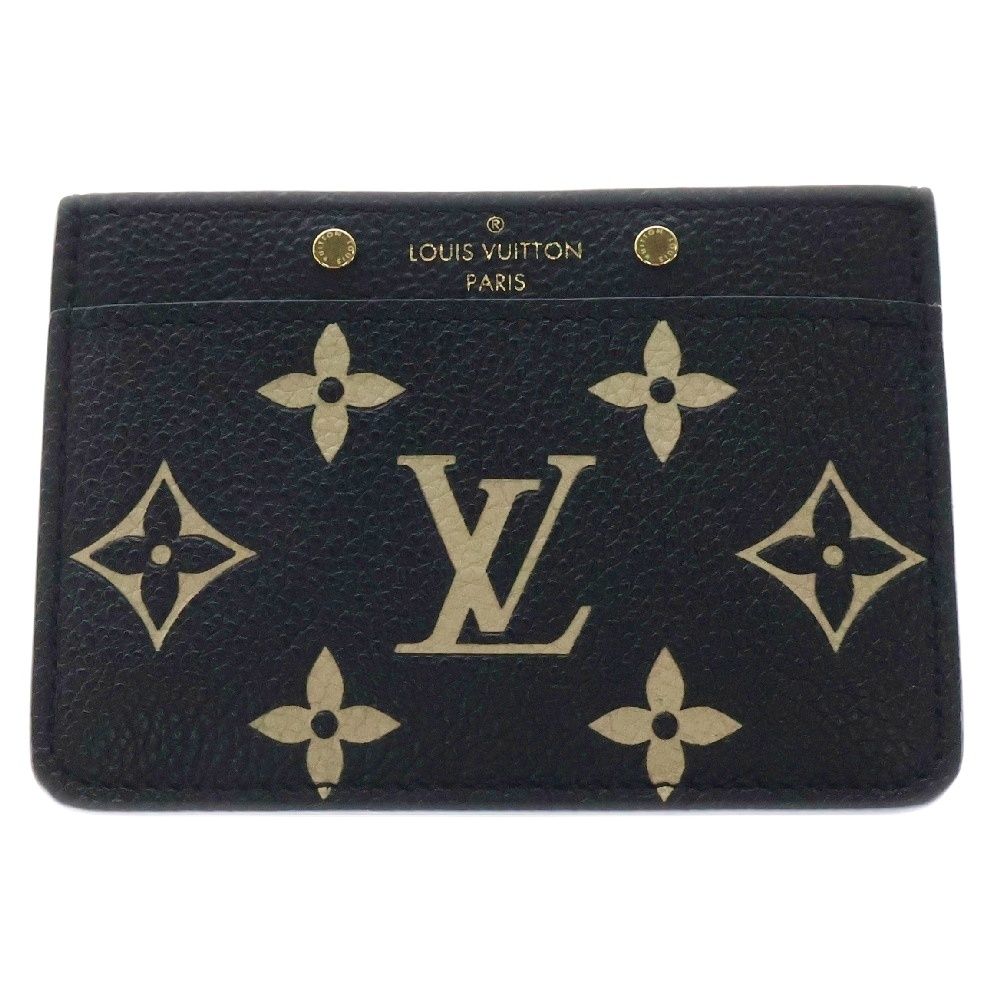 LOUIS VUITTON ルイヴィトン ポルトカルト サーンプル バイ モノグラム アンプラント レザーカードケース M81022 ブラック