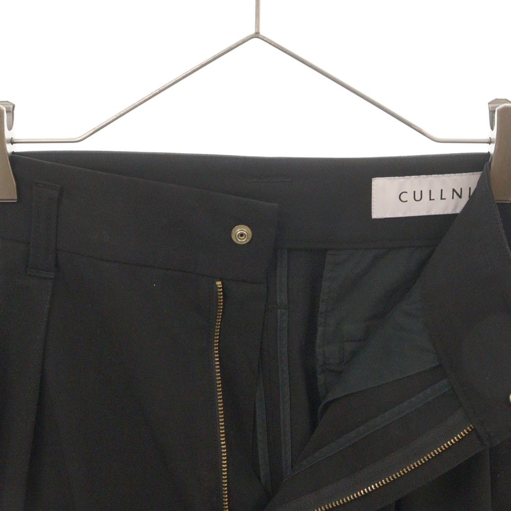 CULLNI (クルニ) ベルト2タックパンツ スラックス ブラック 21