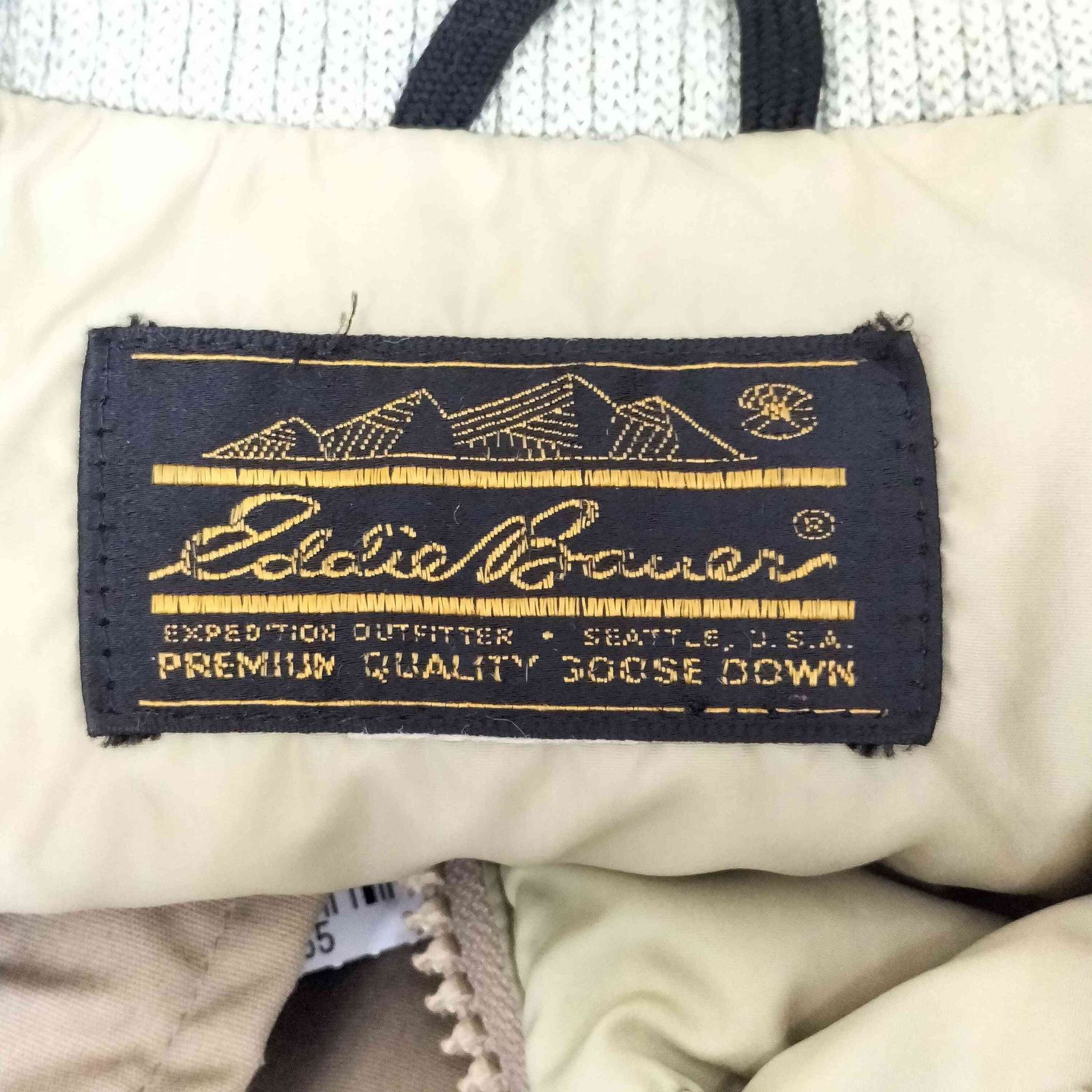 エディーバウアー Eddie Bauer 80S 黒タグ グースダウン オール 