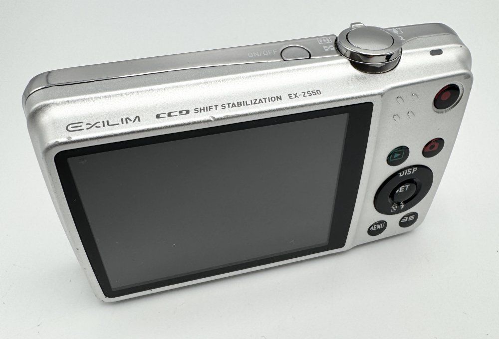 実写美⭕️良品【動作確認済】Casio EXILIM EX-Z550 　シルバー 楽天市場】【中古】 超美品 EX-Z550 シルバー 安心保証 即日発送