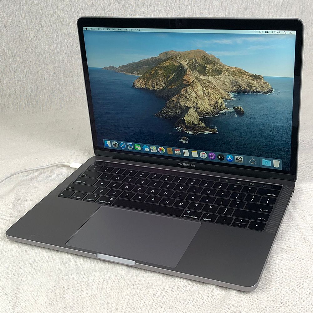 ジャンク品・本体のみApple MacBook Pro (13インチ， 2019， Thunderbolt 3ポート x 4)【i7・16GB・512GB】充電不可　A1989 EMC3358/LT-JUNK-241486（236411）