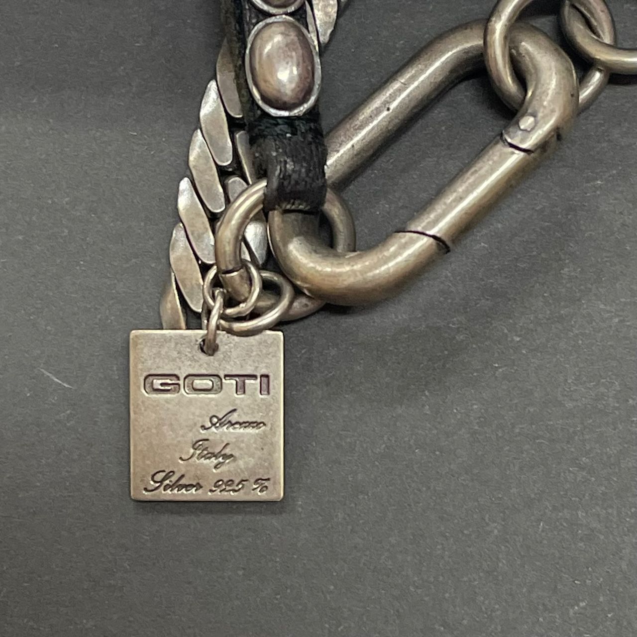 GOTIシルバー3連ブレスレット