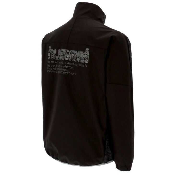  ヒュンメル ウインドブレーカー 上下 メンズ hummel 裏トリコット ジャケット ロングパンツ セットアップ スポーツウェア 裏起毛 ストレッチ はっ水 防風 男性 上下組 アウター 長ズボン HAW 2193 コート アウター