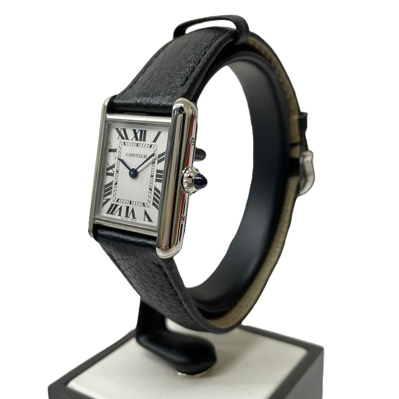 カルティエ Cartier タンクマストSM WSTA0042 アイボリー SS/レザー  
