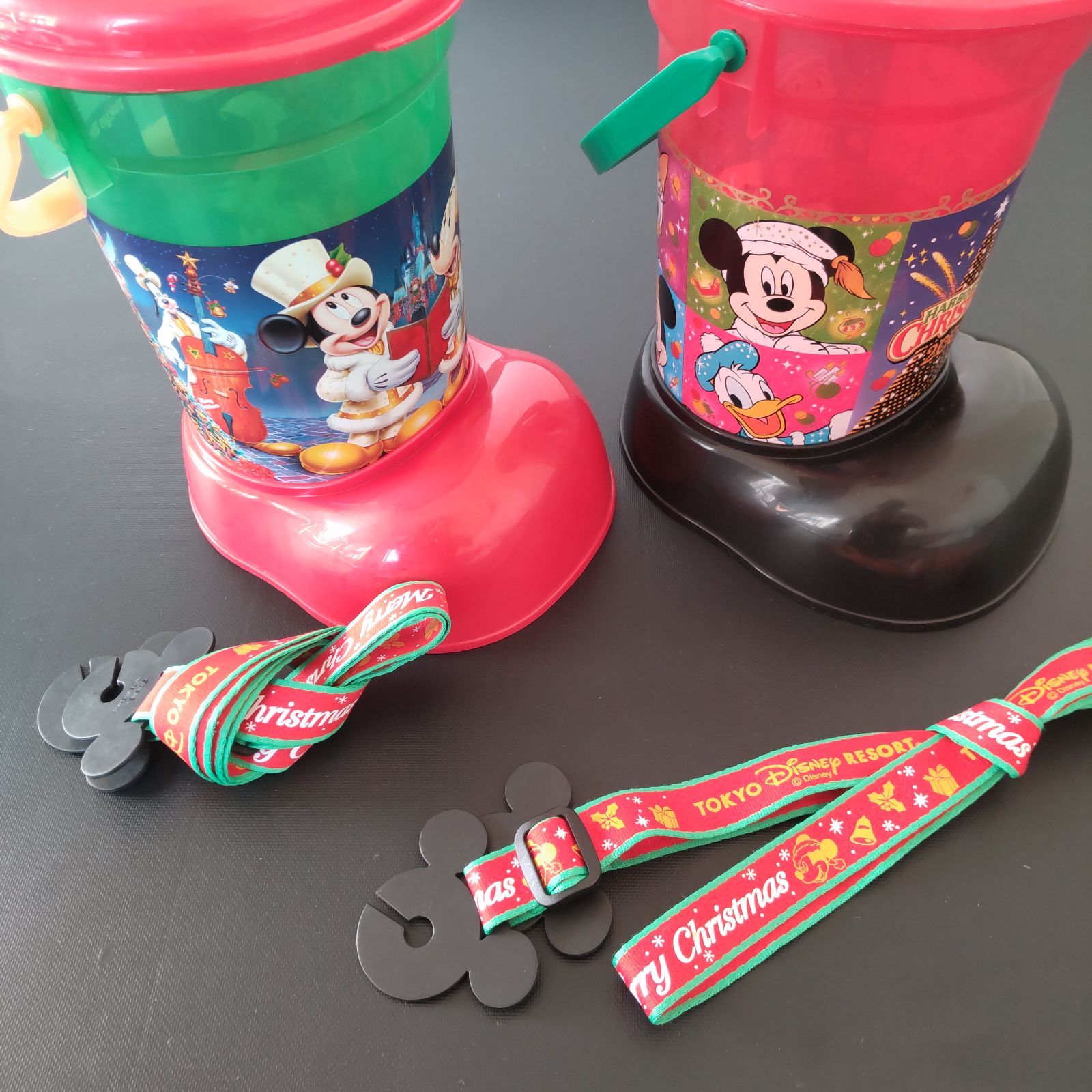 Disney - 新品　ディズニー ポップコーンバケット クリスマス　2個 ディズニー【ポップコーンバケット】2個 まとめ売り クリスマス