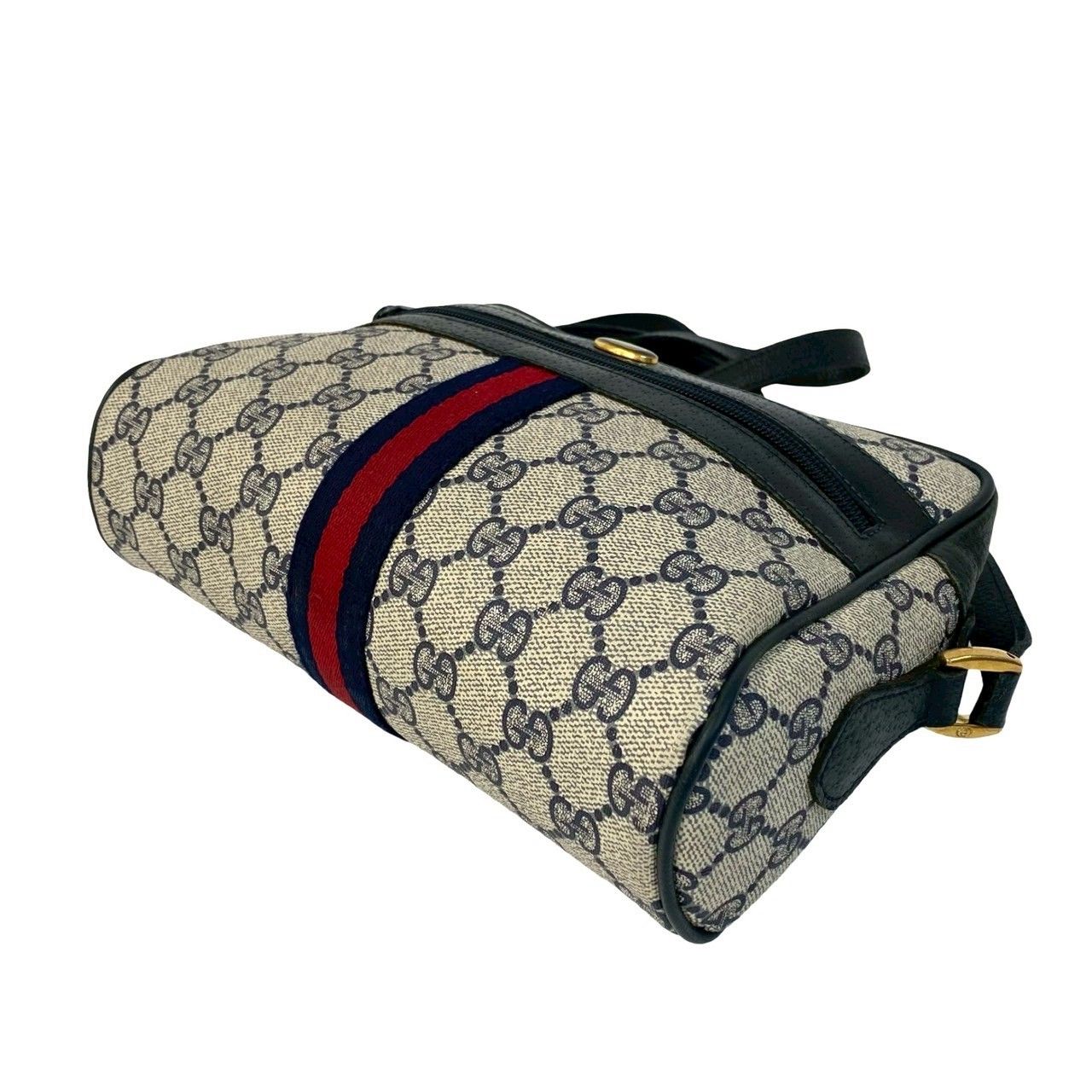 極 美品 袋付き GUCCI グッチ ヴィンテージ シェリーライン GG