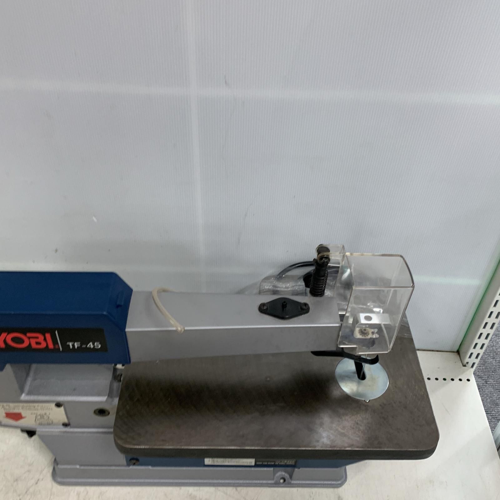 ♭♭RYOBI リョービ 卓上糸のこ盤 本体のみ TF-45 ブルー HRDEVELOPMENT_JP