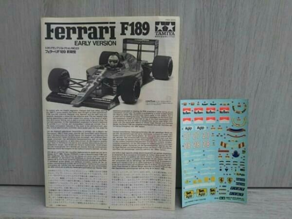 タミヤ 1/20 グランプリコレクション No.23 フェラーリF189前期型 中古】プラモデル 1/20 フェラーリ F189 前期型 「グランプリ
