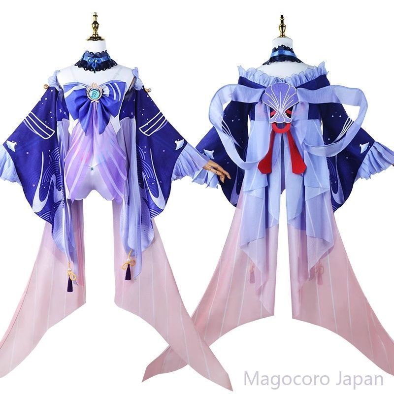 cosplay衣装原神アニメ二次元珊瑚宮心海海祇島現人神巫女コスチューム
