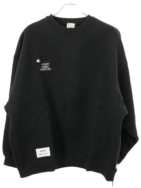 WTAPS × CHAMPION 222HBCHD-CSM03S ACADEMY CREW NECK BLACK SIZE02 Mサイズ  ダブルタップス チャンピオン クルーネック ブラック(その他)｜売買されたオークション情報、yahooの商品情報をアーカイブ公開 - ファッション