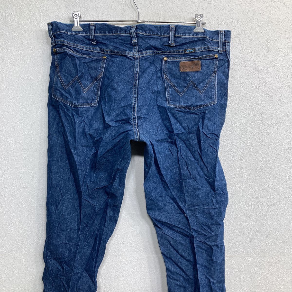 ラングラー Wrangler W42 USA製 インディゴ デニムパンツ 古着 USA 