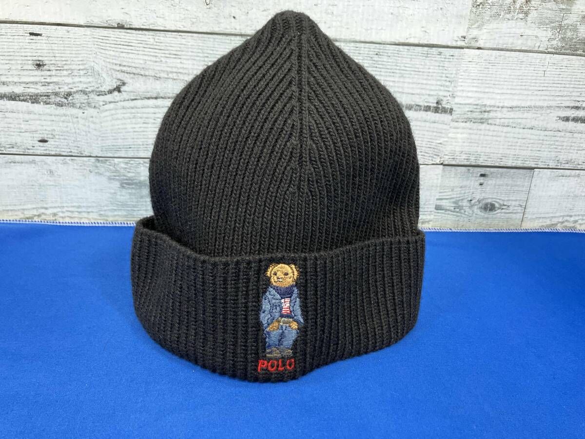 POLO RALPH LAUREN ポロ ラルフローレン ニット帽 ポロベアー