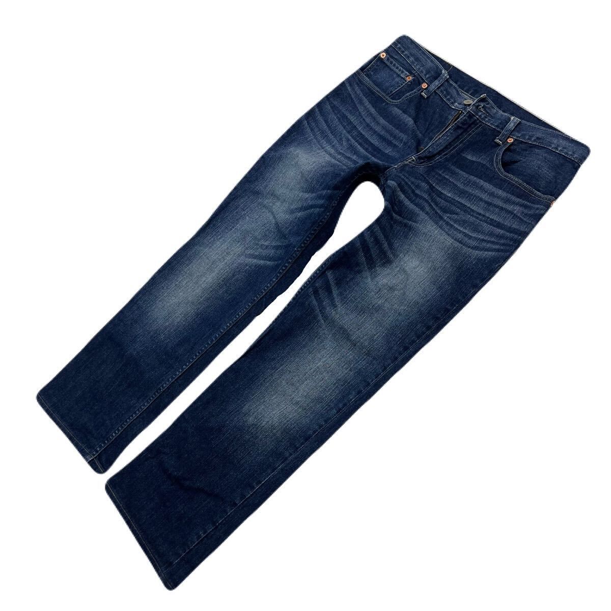 LEVIS リーバイス 502 縦落ち◎ インディゴ デニムパンツ ストレート 