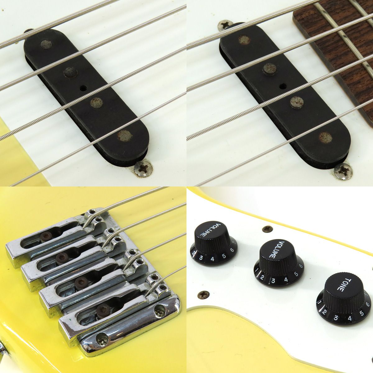 Bacchus　バッカス ジャズベース　エレキベース ホワイト Bacchus WJB-500R ASH CHG-SM ベース 初心者12点セット 【VOX