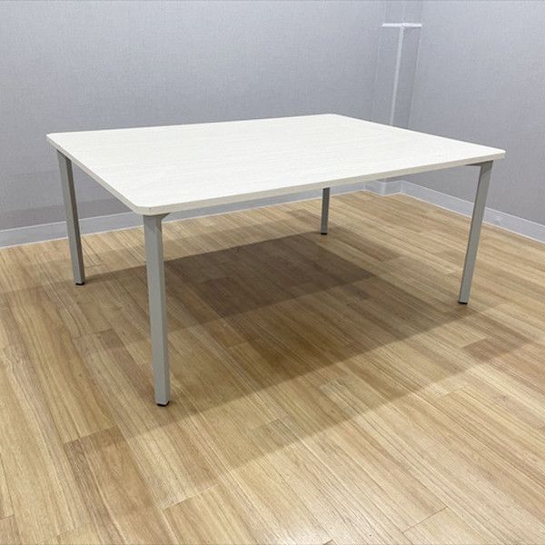 ミーティングテーブル 完成品 スマイル オフィスバーガー ホワイトオーク