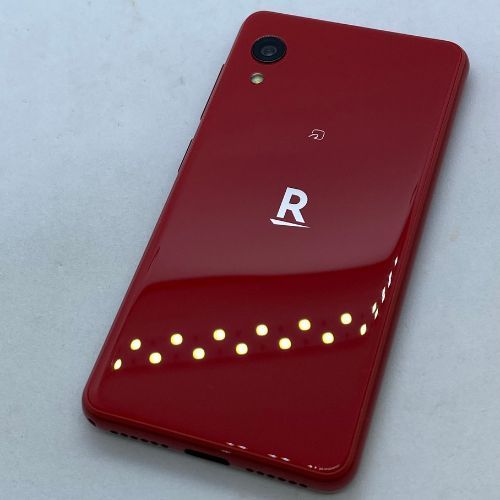 ★【中古品】楽天モバイル Rakuten mini C330 ホワイト レッド ブラック