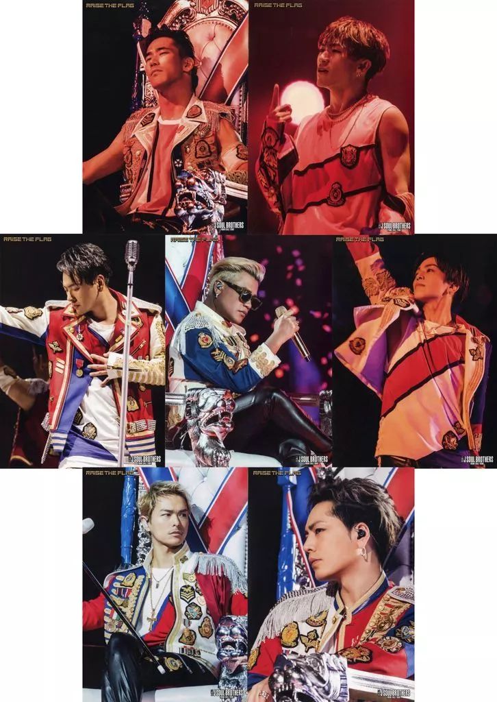 中古】ポスター A4ミニポスター7種(メンバー別)セット 三代目 J