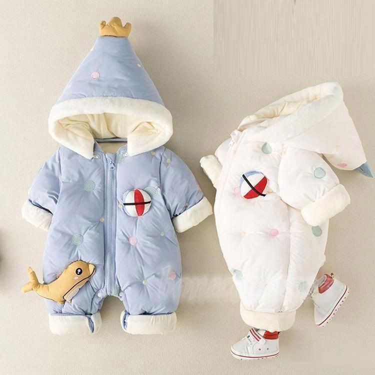 長袖 ロンパース 防寒着 つなぎ 秋冬　新生児 幼児 カバーオール 女の子 男の子 ジャンプスーツ　ベビー服 赤ちゃん 百日祝い 出産祝い 長袖 ロンパース 防寒着 つなぎ 秋冬 新生児 幼児 ギフト かわいい