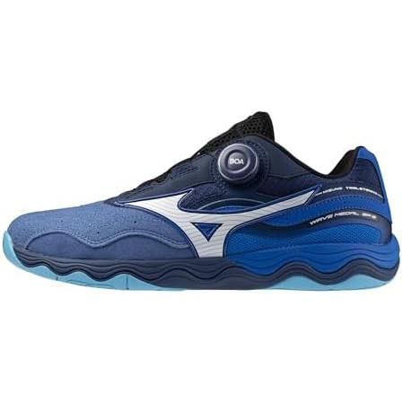 ミズノ(MIZUNO) 卓球シューズ ウエーブメダルSP5 81GA241212 ブルー×ホワイト×ブラック 27.5cm 2E
