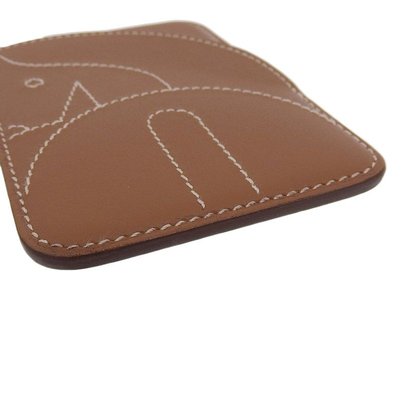 エルメス HERMES Magsafe パスケース カードケース シュバルスイフト ブラウン B刻印 2023年 美品 新入荷 HE1091 エルメス HERMES Magsafe パスケース カードケース シュバルスイフト