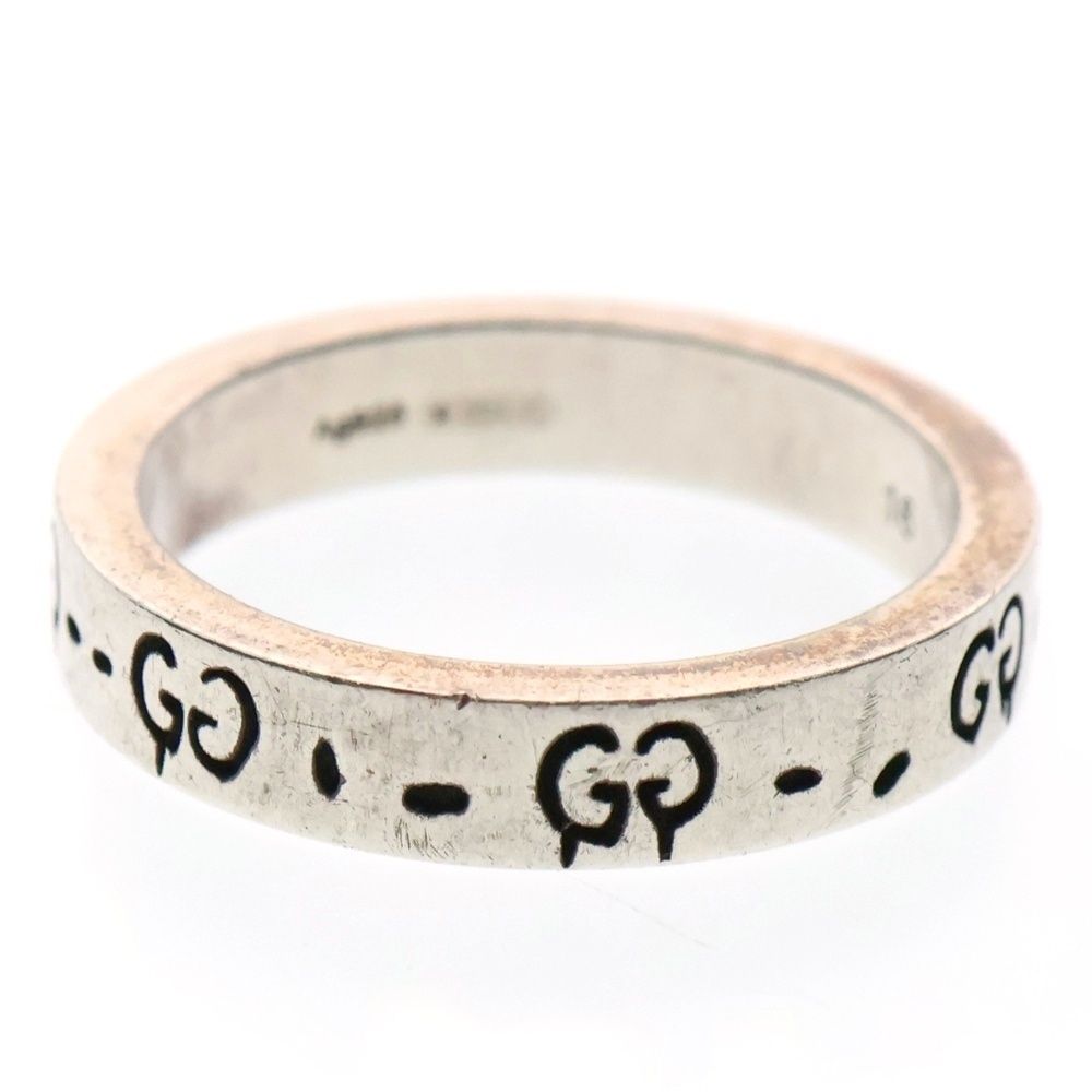 GUCCI - 極美品 20号 グッチ ゴースト スカル リング シルバー