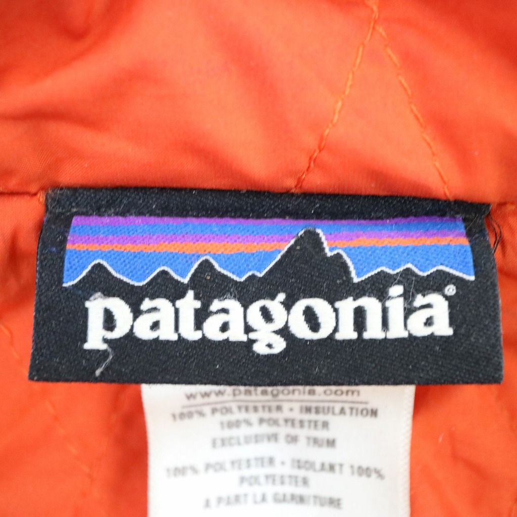 約54cm着丈patagonia パタゴニア フリースジャケット 防寒  防風  大きいサイズ  アウトドア 裏地キルティング グリーン (メンズ XL)   N5860
