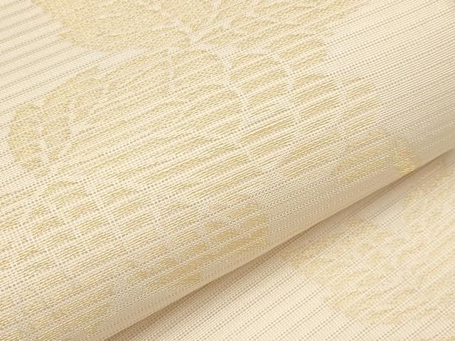 平和屋本店□極上 夏物 本場筑前博多織 草木染 手織工房 染匠：小森久  