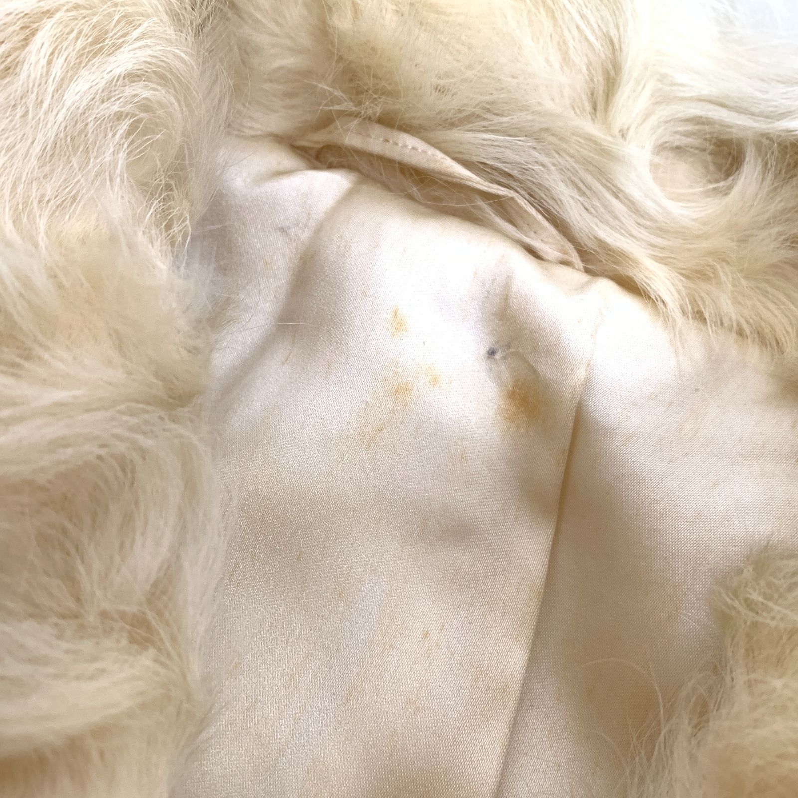 f001 H MOONBAT FUR ムーンバット 毛皮コート ハーフコート
