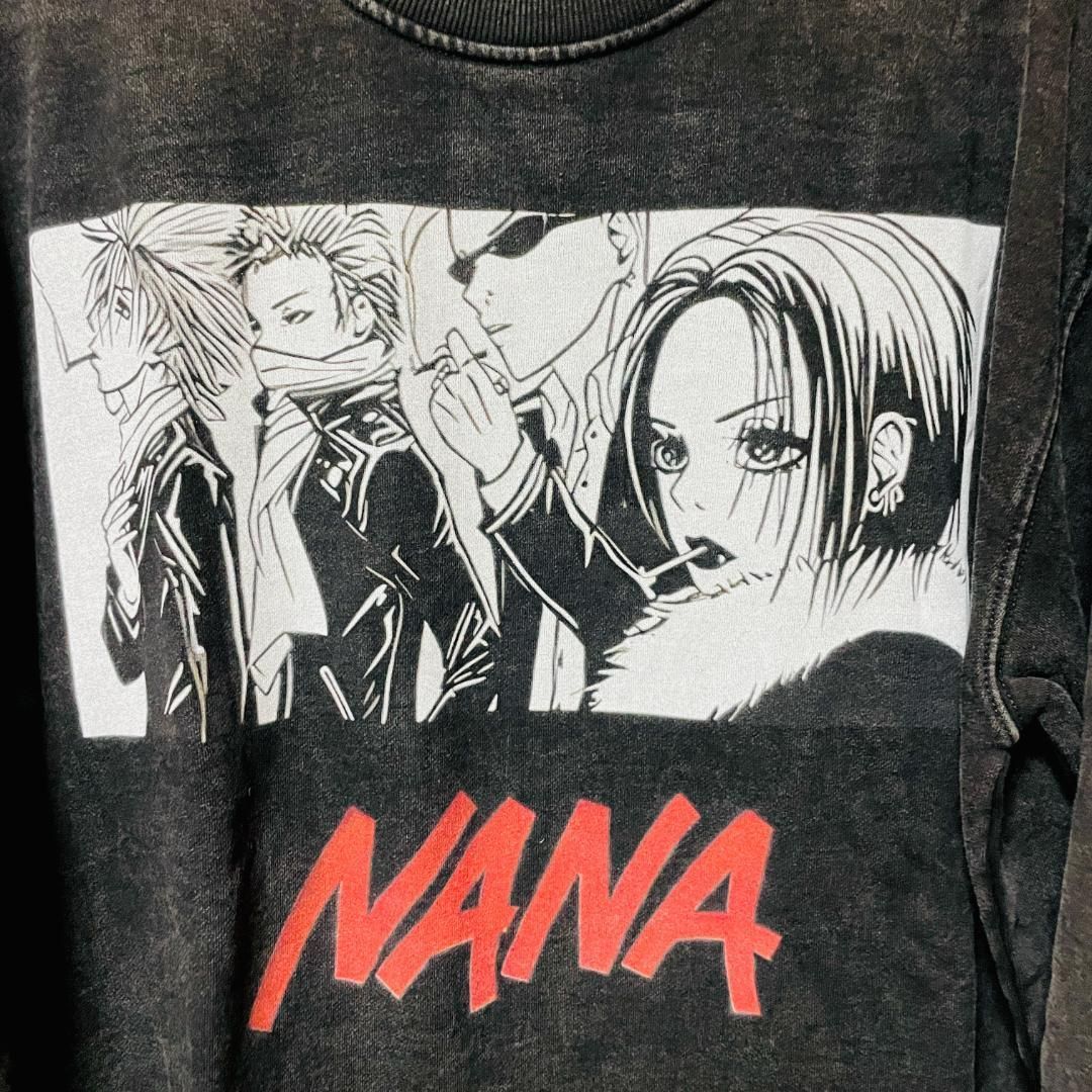 バンド NANA ②スウェット ロンT 長袖 ブラック 漫画 サイズXL
