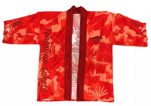 中古】衣類 となりの坂田。 法被(Aloha ver.) レッド 「浦島坂田船