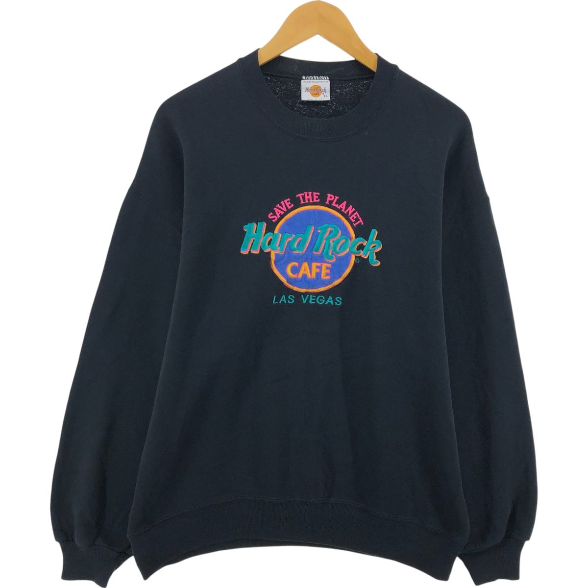 古着 90年代 HARD ROCK CAFE ハードロックカフェ アドバタイジング スウェットシャツ トレーナー メンズXL相当|eaa418142