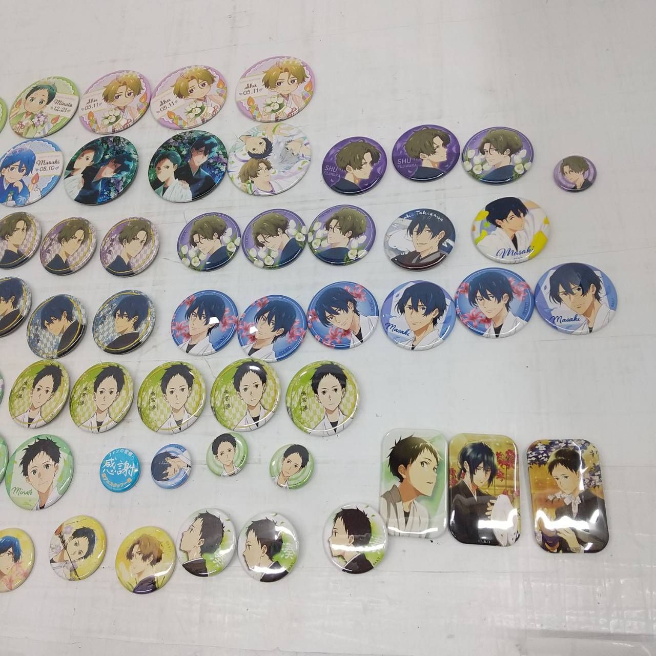 ツルネ 藤原愁 缶バッジ 愁 風舞高校弓道部