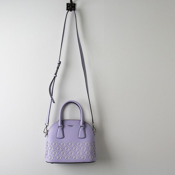 kate spade ケイトスペード カットワークレザー2wayバッグ  