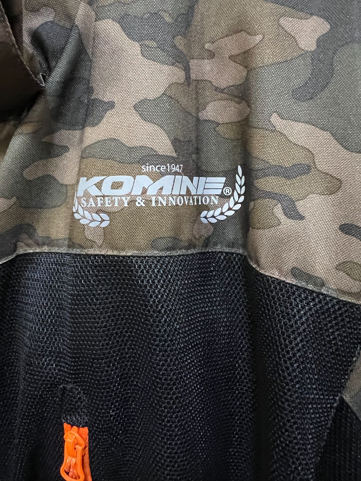 Komine コミネ メッシュ ジャケット XL 迷彩 美品 KOMINE プロテクトメッシュパーカ-テン 3XL 迷彩 カモフラ