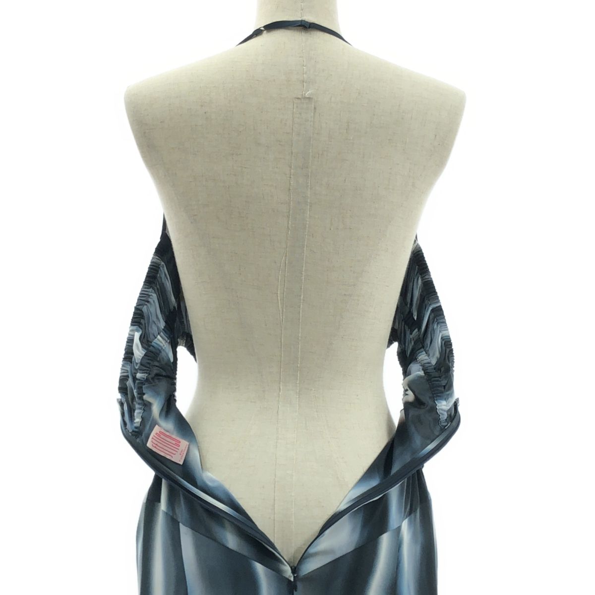 新品】 FETICO / フェティコ | 2023AW | HAND PRINTED HALTER DRESS 総  